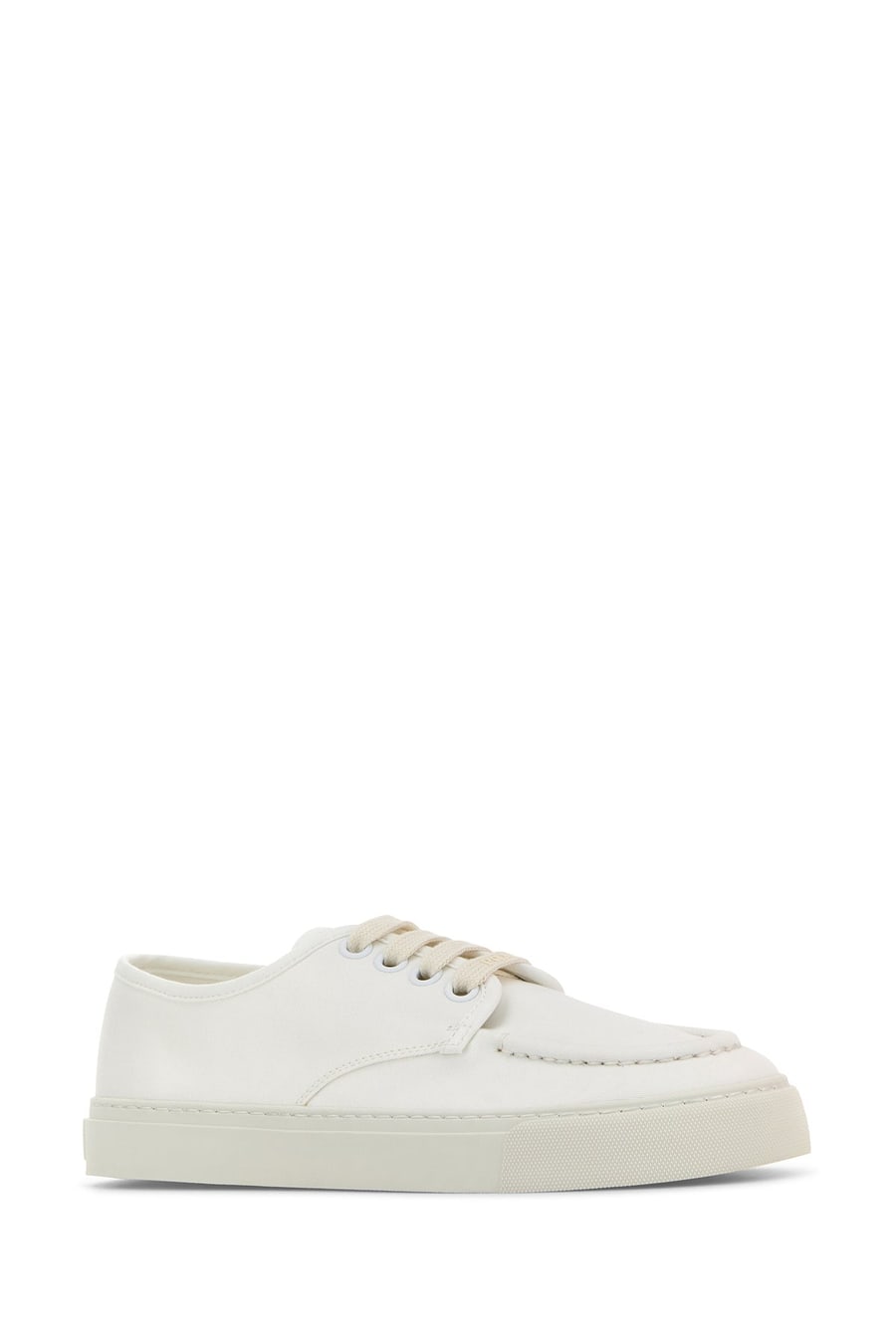 Prada Sneakers in tela bianca, view 2