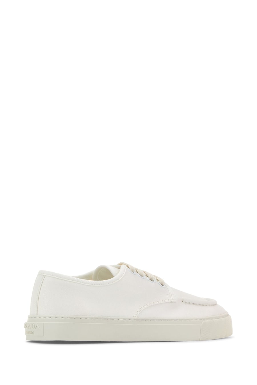 Prada Sneakers in tela bianca, view 3