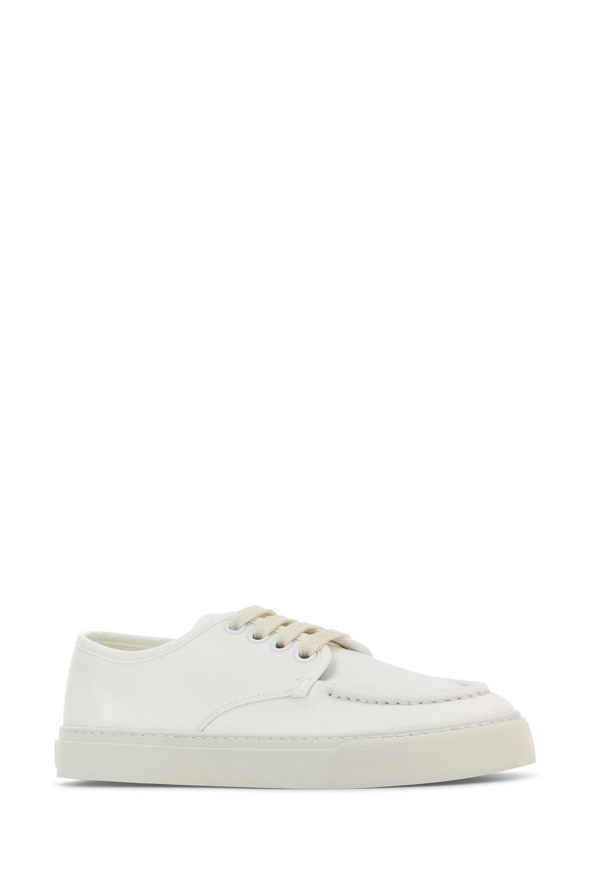 Prada Sneakers in tela bianca, view 2