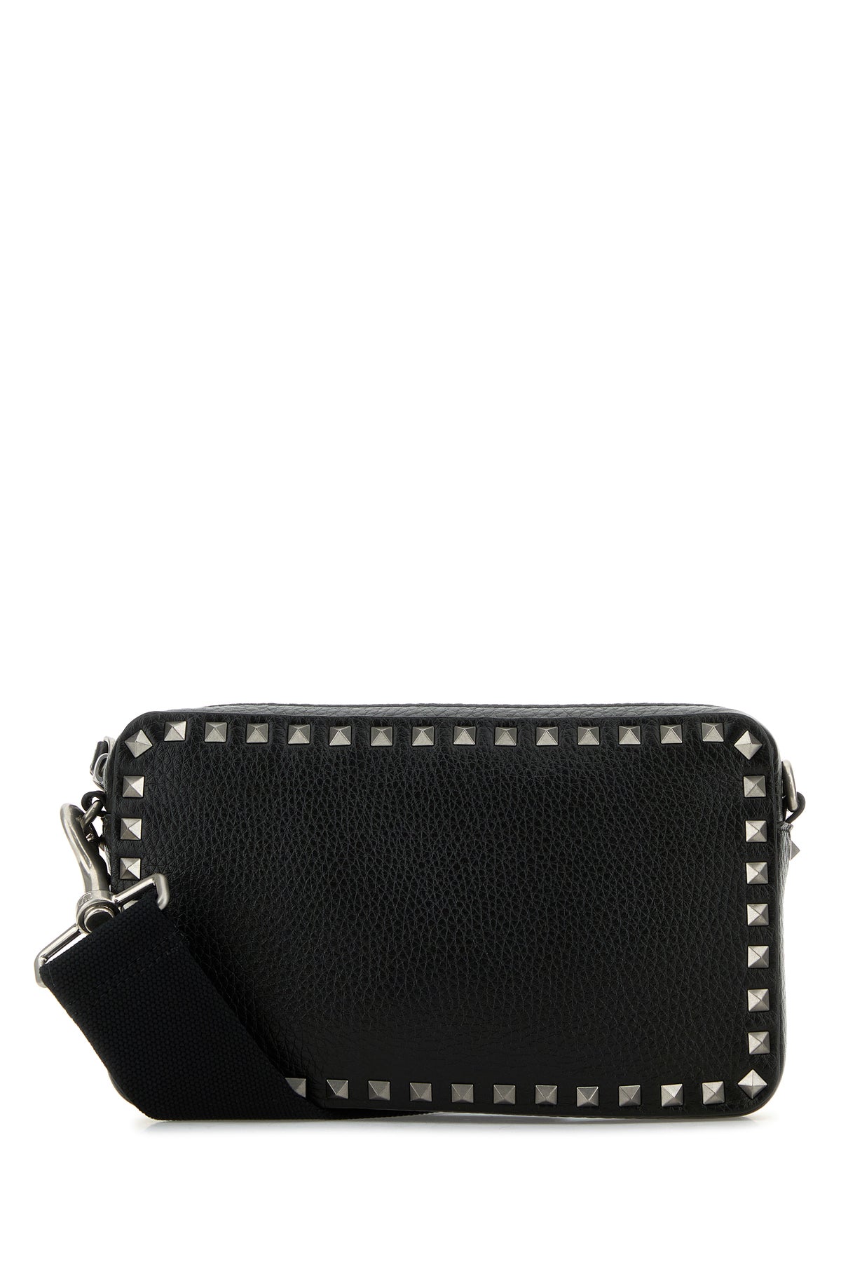 Valentino Garavani Borsa a tracolla Rockstud in pelle nera
