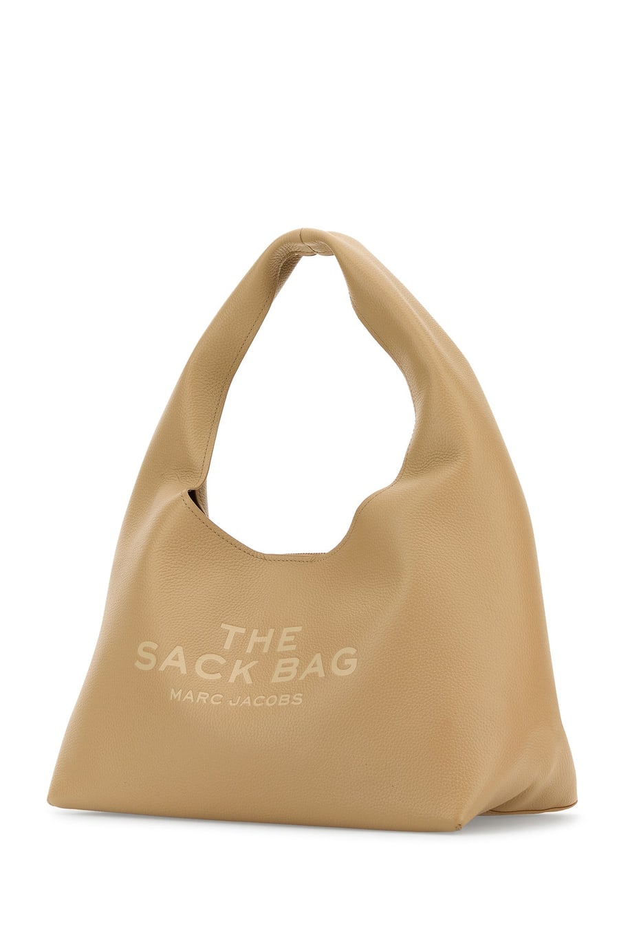 Marc Jacobs Borsa shopping The Sack Bag in pelle beige, view 2