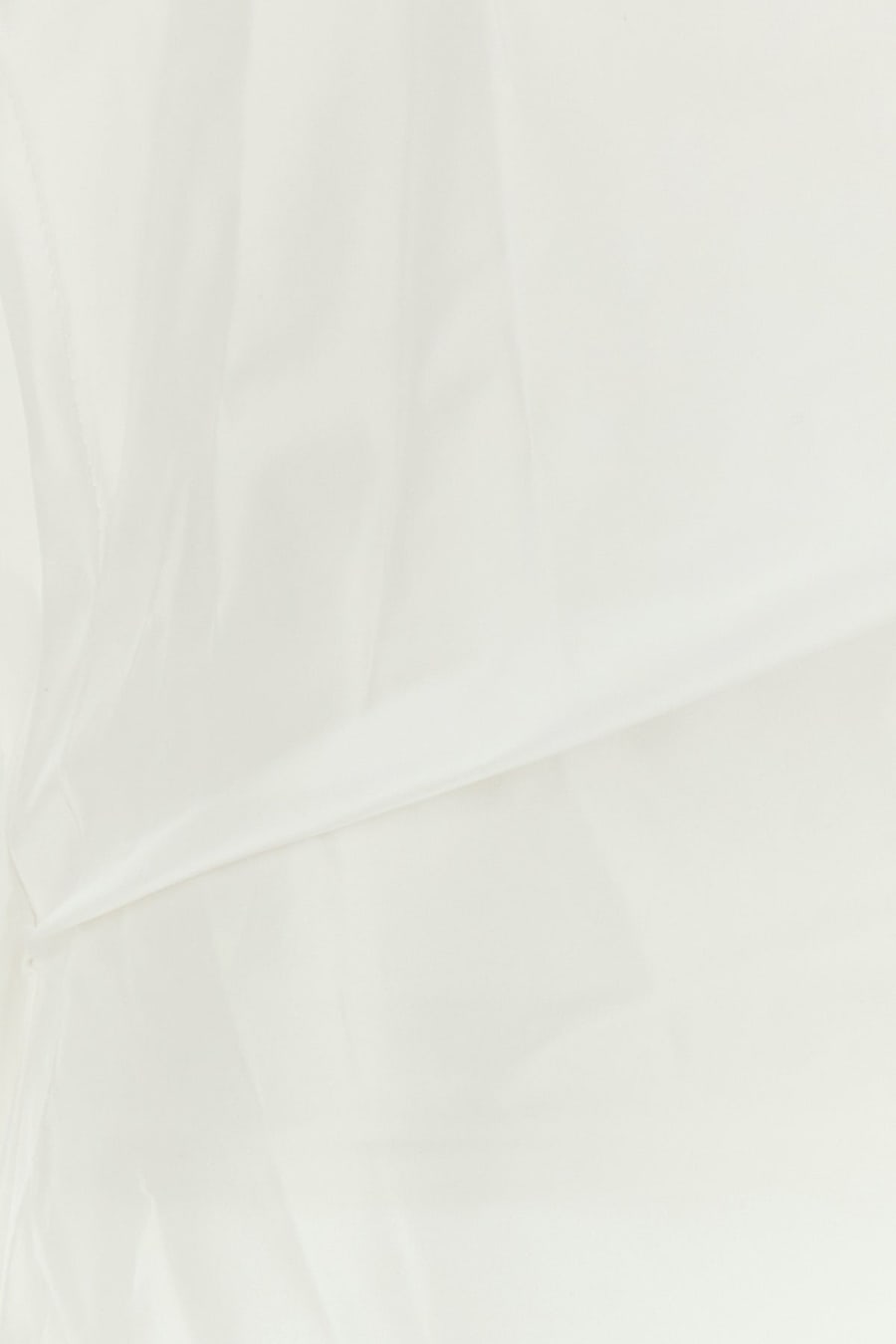 CARVEN Abito in seta bianca, view 3