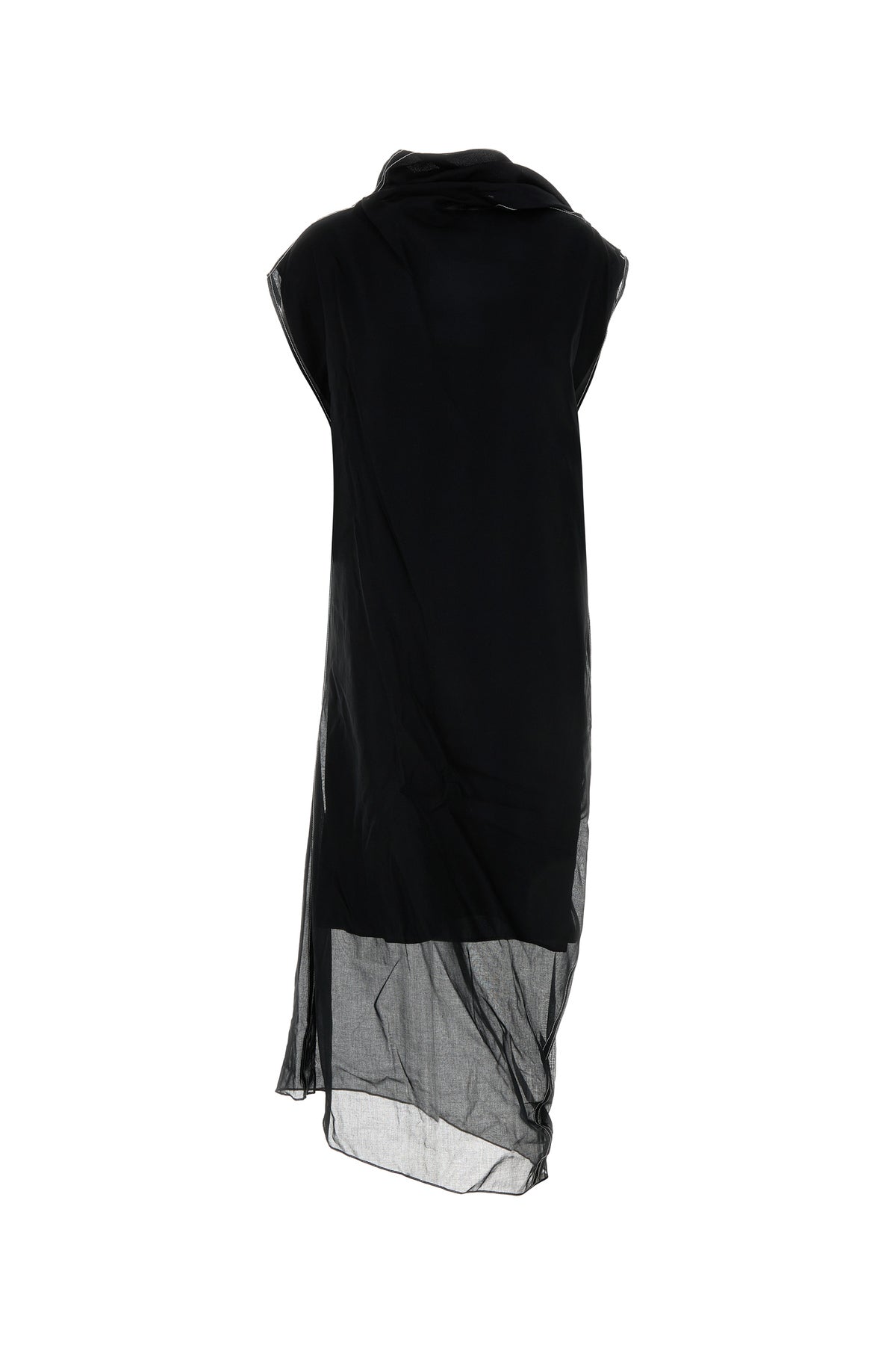 CARVEN Abito in cotone nero