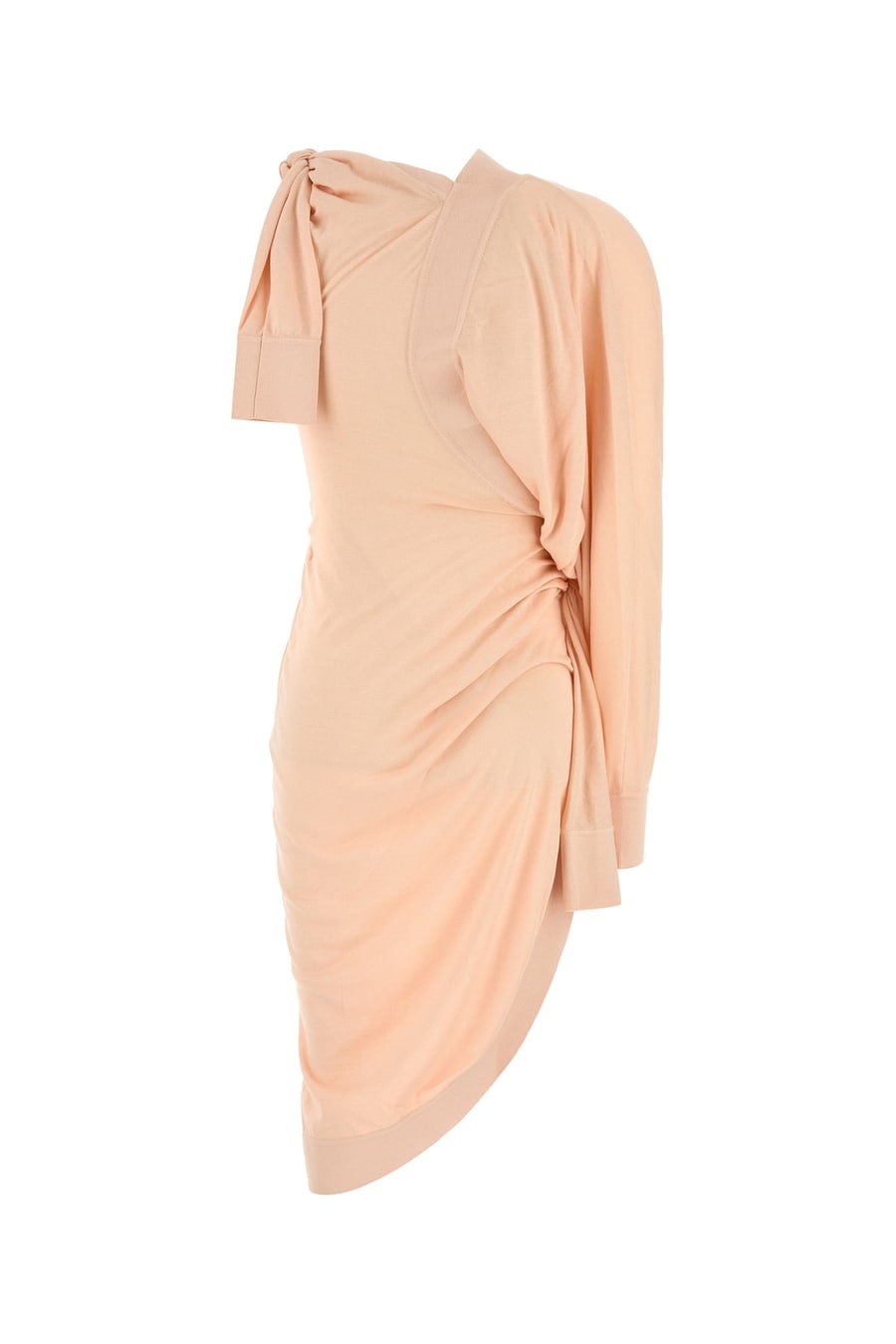 Ferragamo Abito in misto cotone rosa, view 2