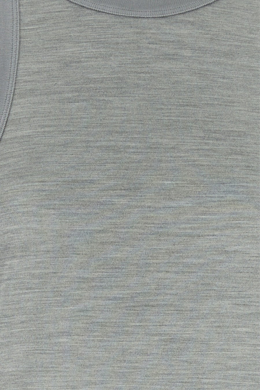 CARVEN Canotta in seta grigia, view 3