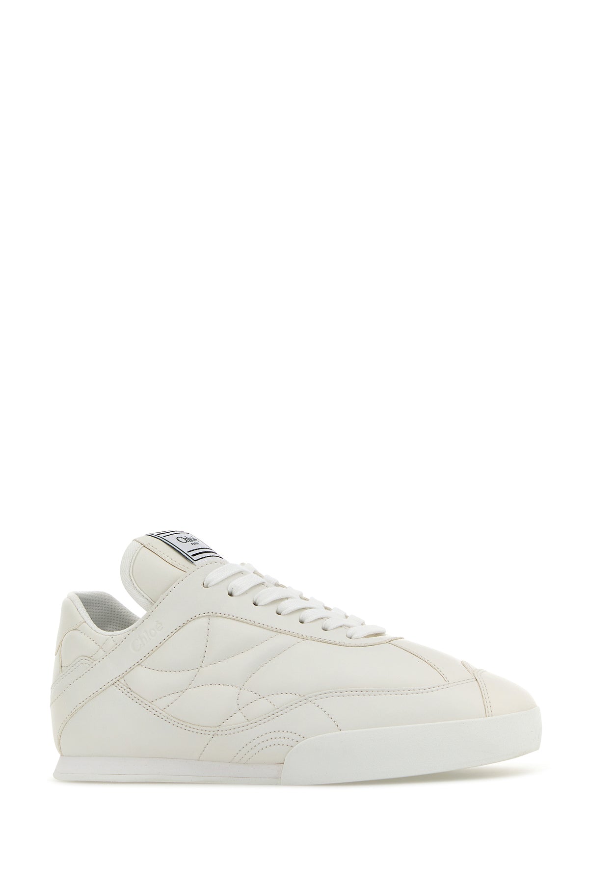 Chloé Sneakers Chloè Kick in pelle bianca, view 2