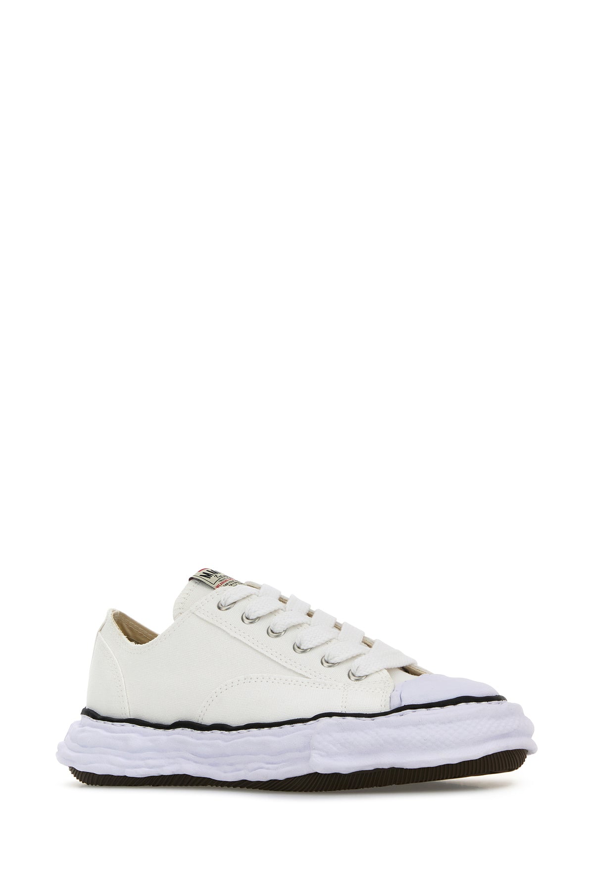 MAISON MIHARA YASUHIRO Sneakers in tela bianca, view 2