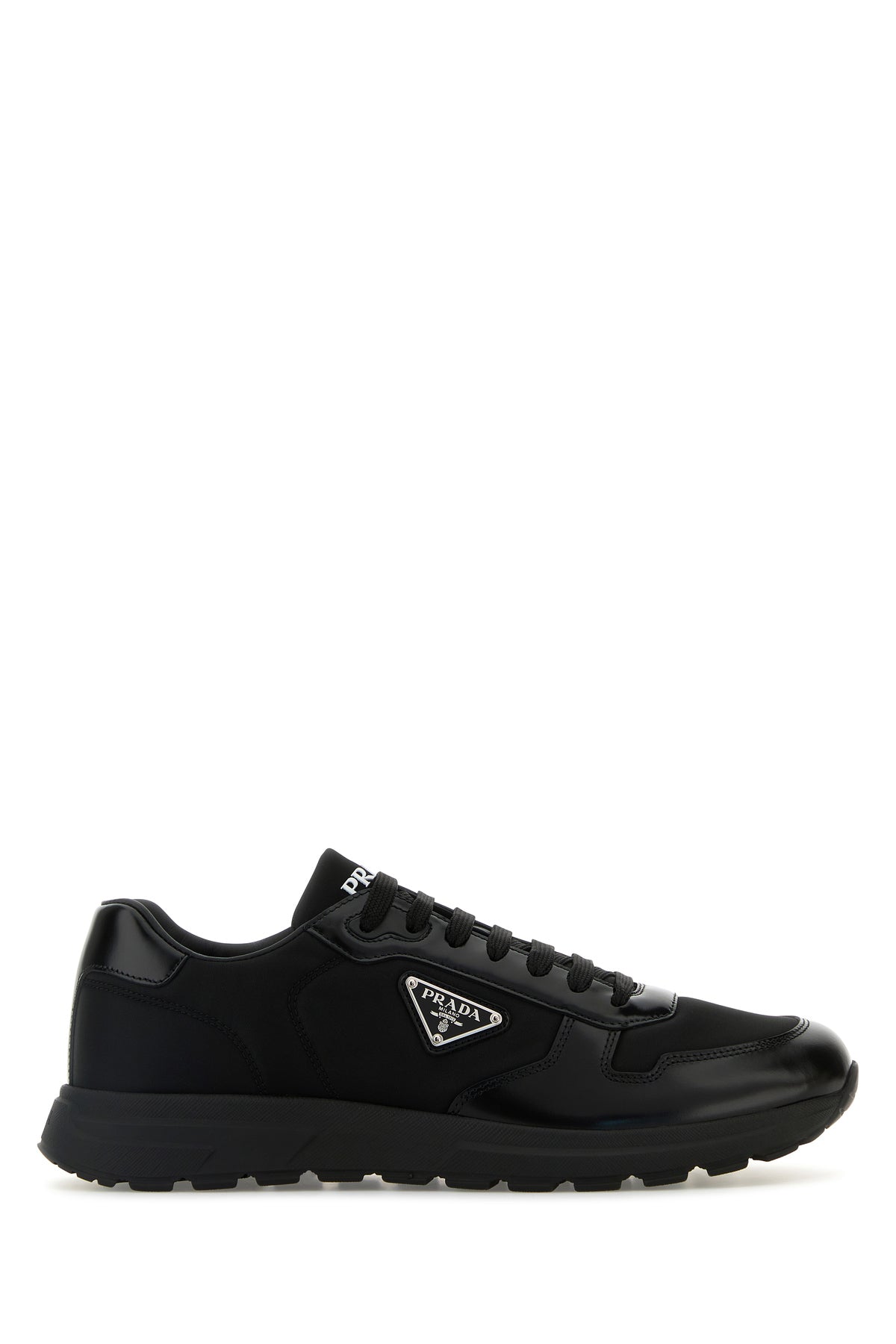 Prada Sneakers Prax 2.0 nere in nylon e pelle