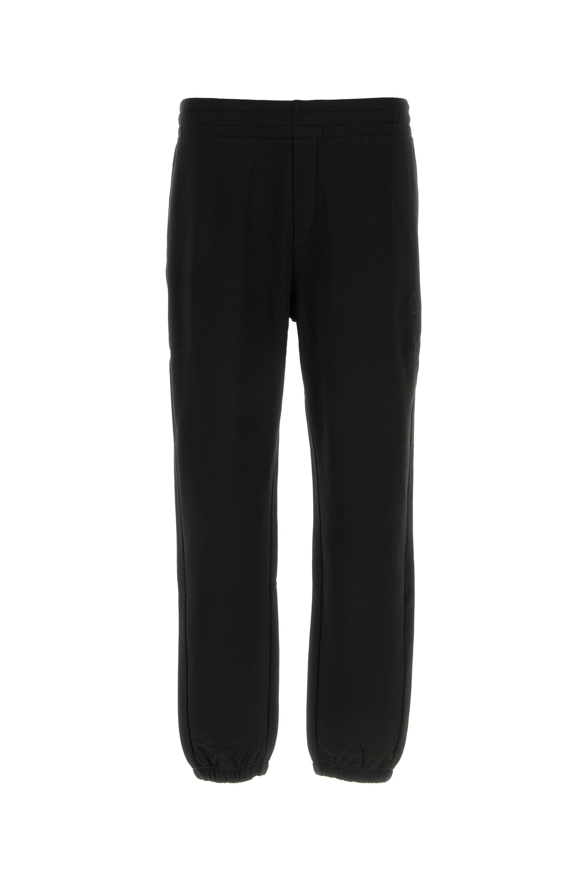 Moncler Pantalone jogging in cotone nero
