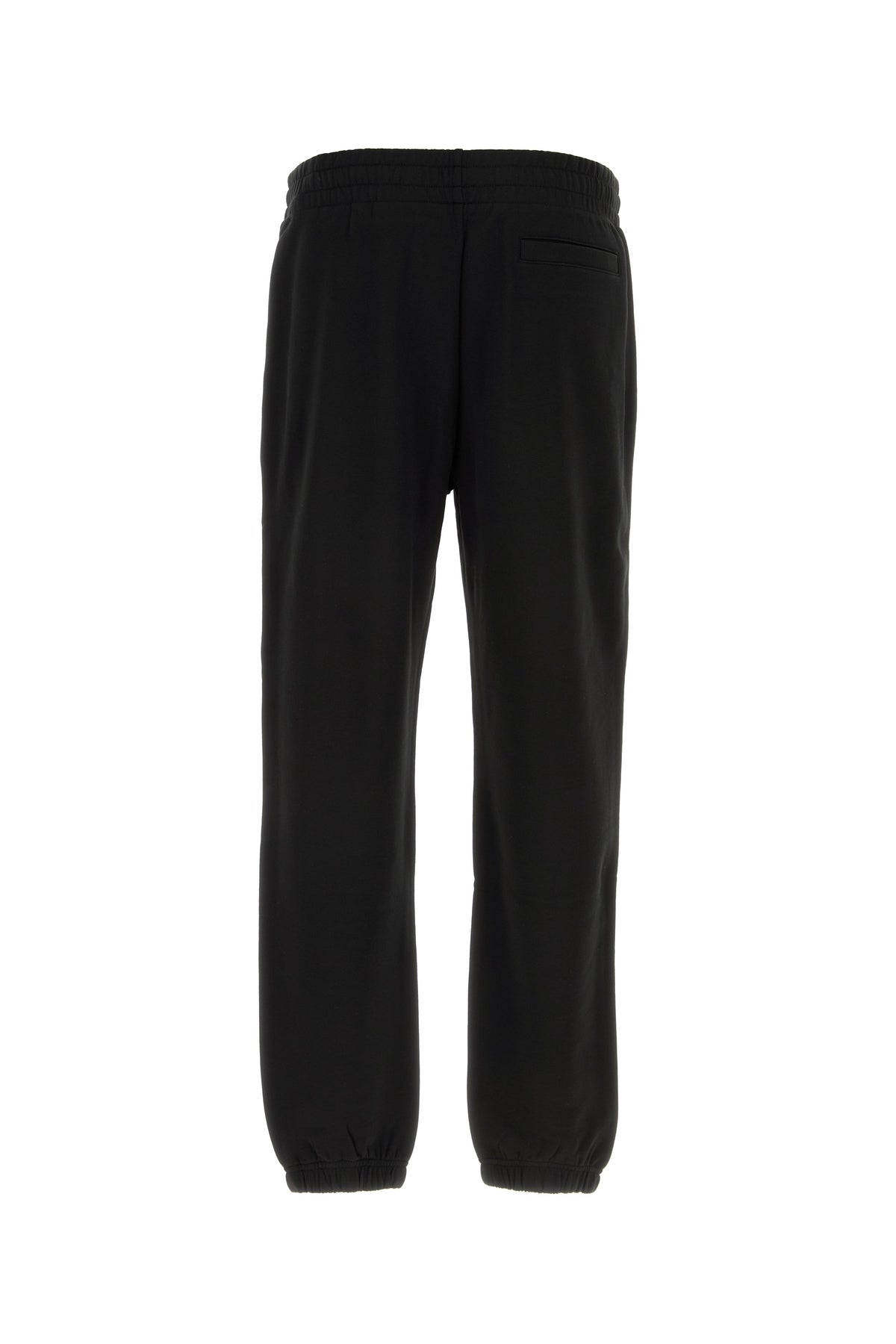 Moncler Pantalone jogging in cotone nero, view 2