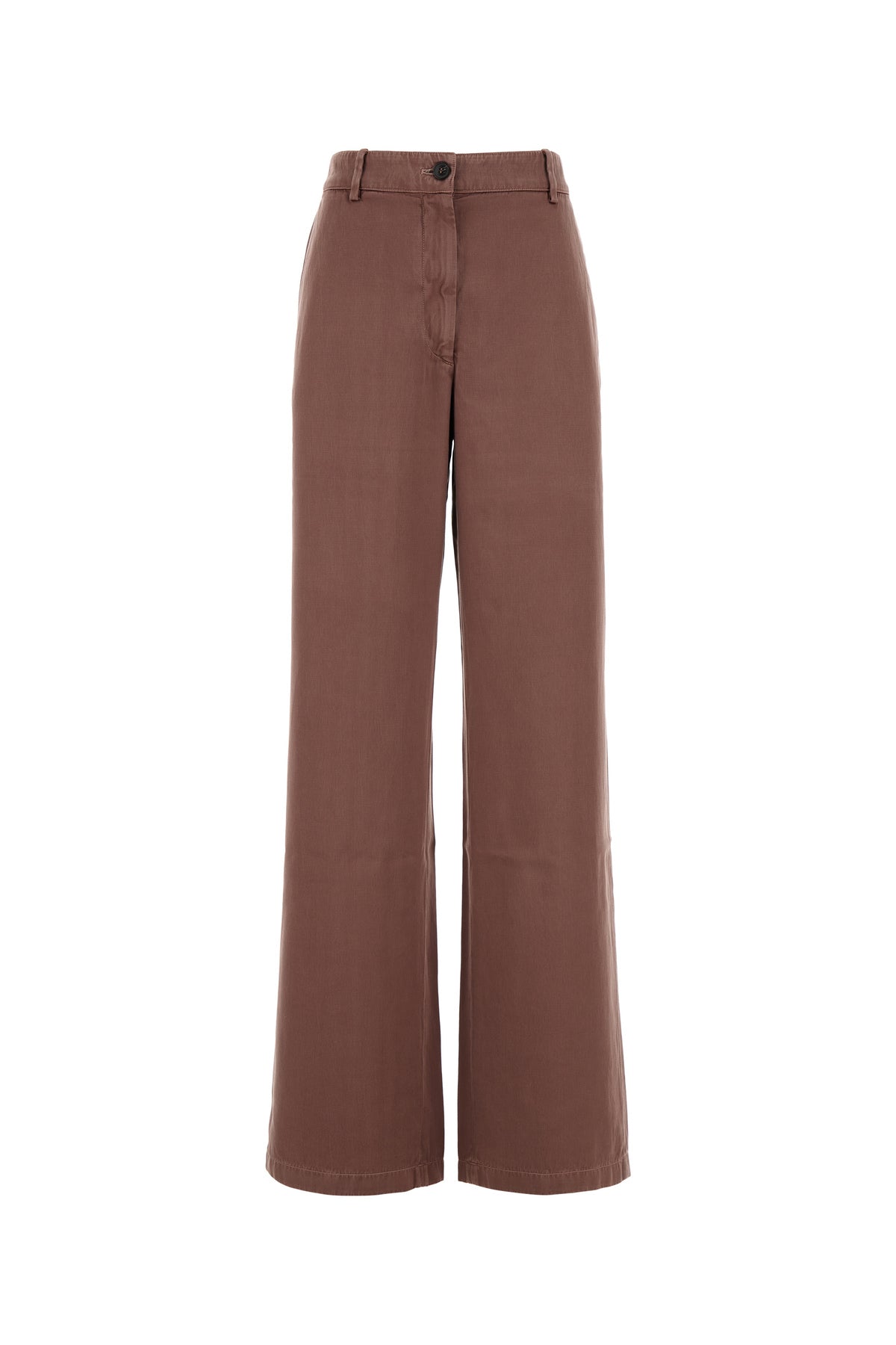 Dries Van Noten Pantalone Paxy in raso rosa antico