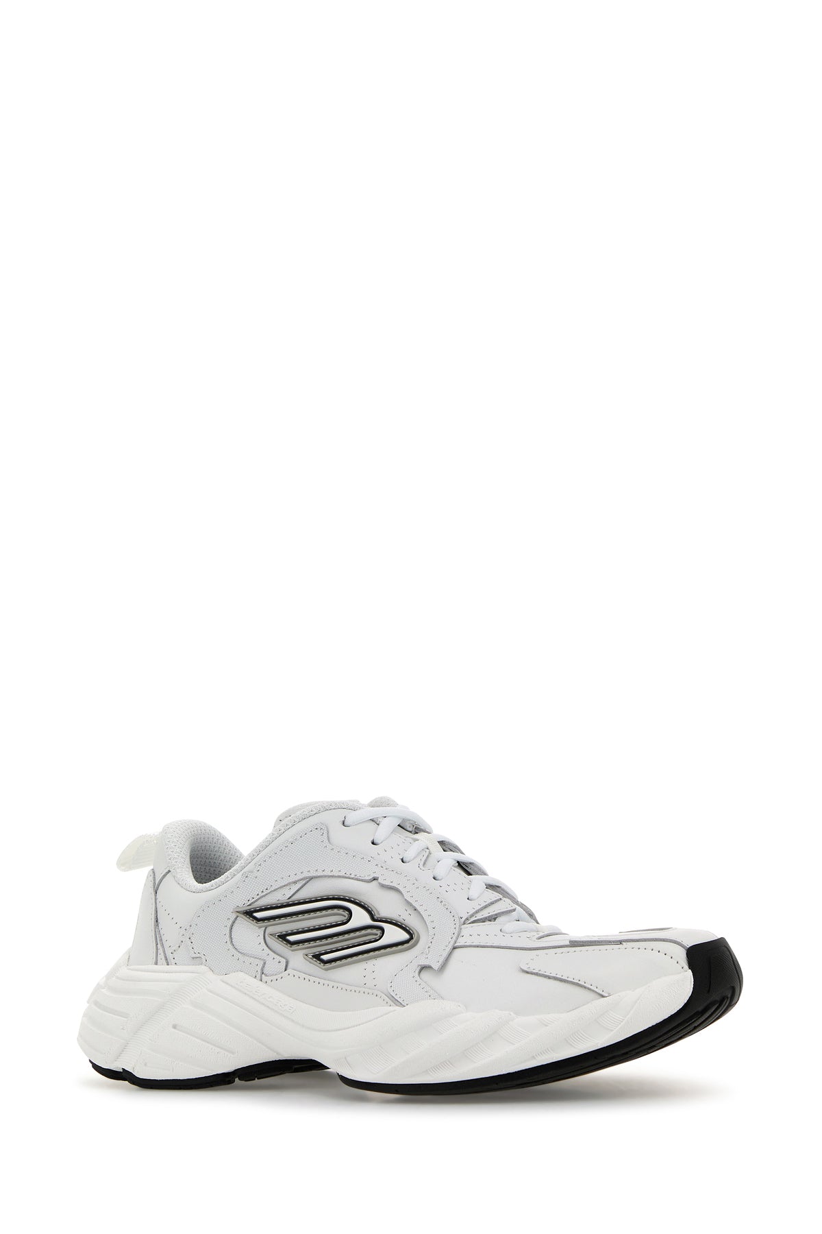 Balenciaga Sneakers Monday in pelle bianca, view 2