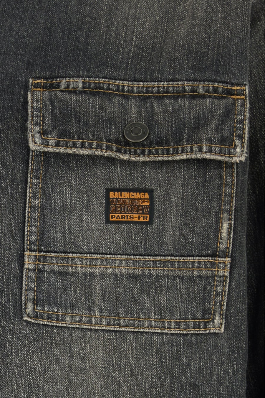 Balenciaga Camicia in denim, view 5