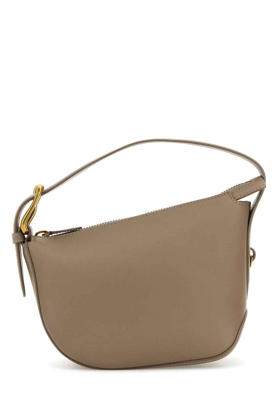 J&M DAVIDSON Borsa a mano Zip Quiver in pelle cappuccino