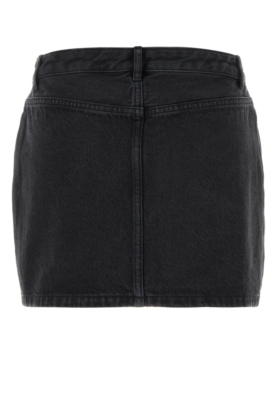 A.P.C. Minigonna in denim nero, view 2