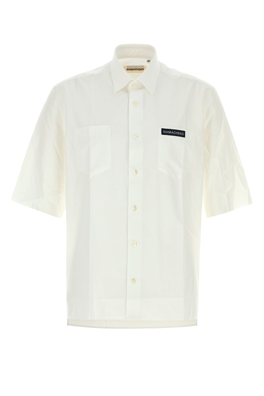 NAMACHEKO Camicia Guardia in popeline bianco