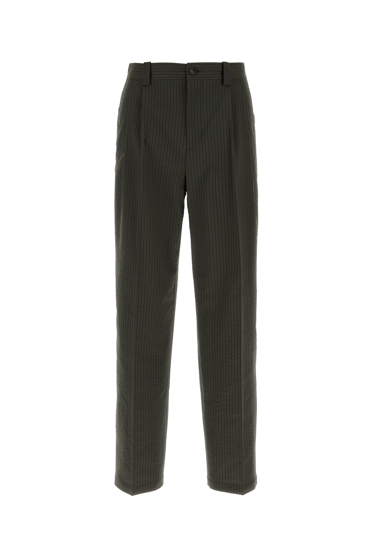 MAISON KITSUNE Pantalone in misto poliestere ricamato