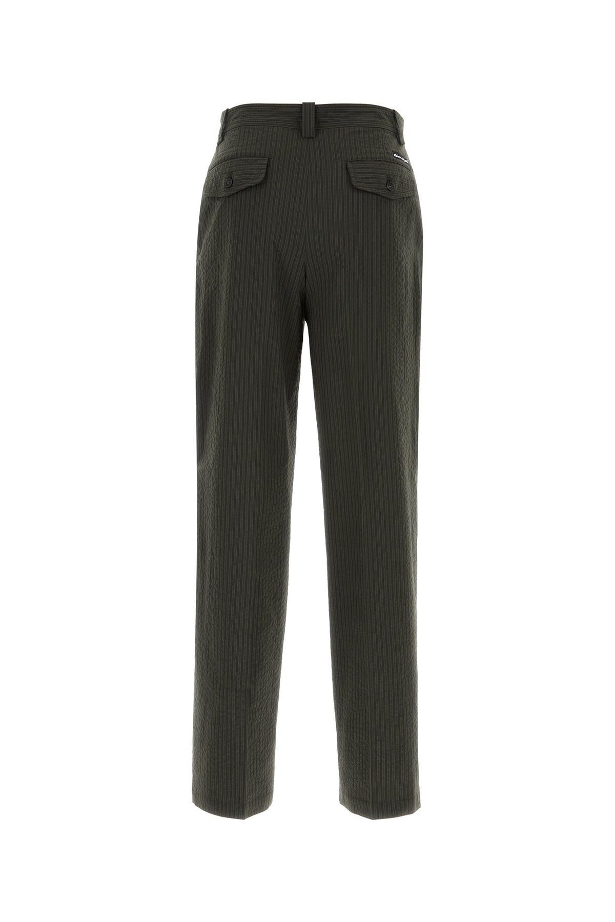 MAISON KITSUNE Pantalone in misto poliestere ricamato, view 2