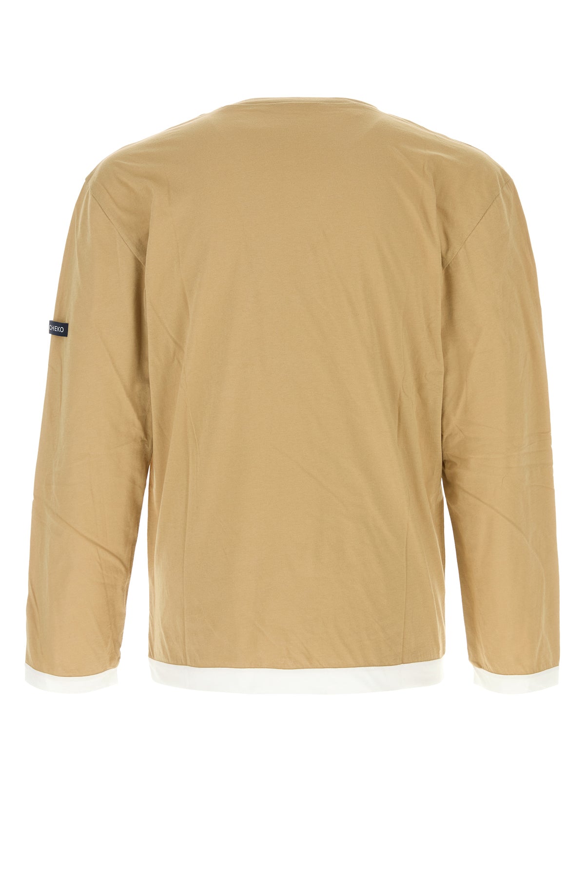 NAMACHEKO T-shirt in cotone beige, view 2