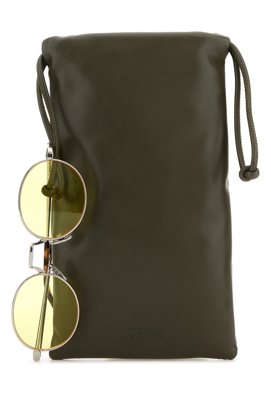 Loewe Occhiali da sole in metallo argento, view 3