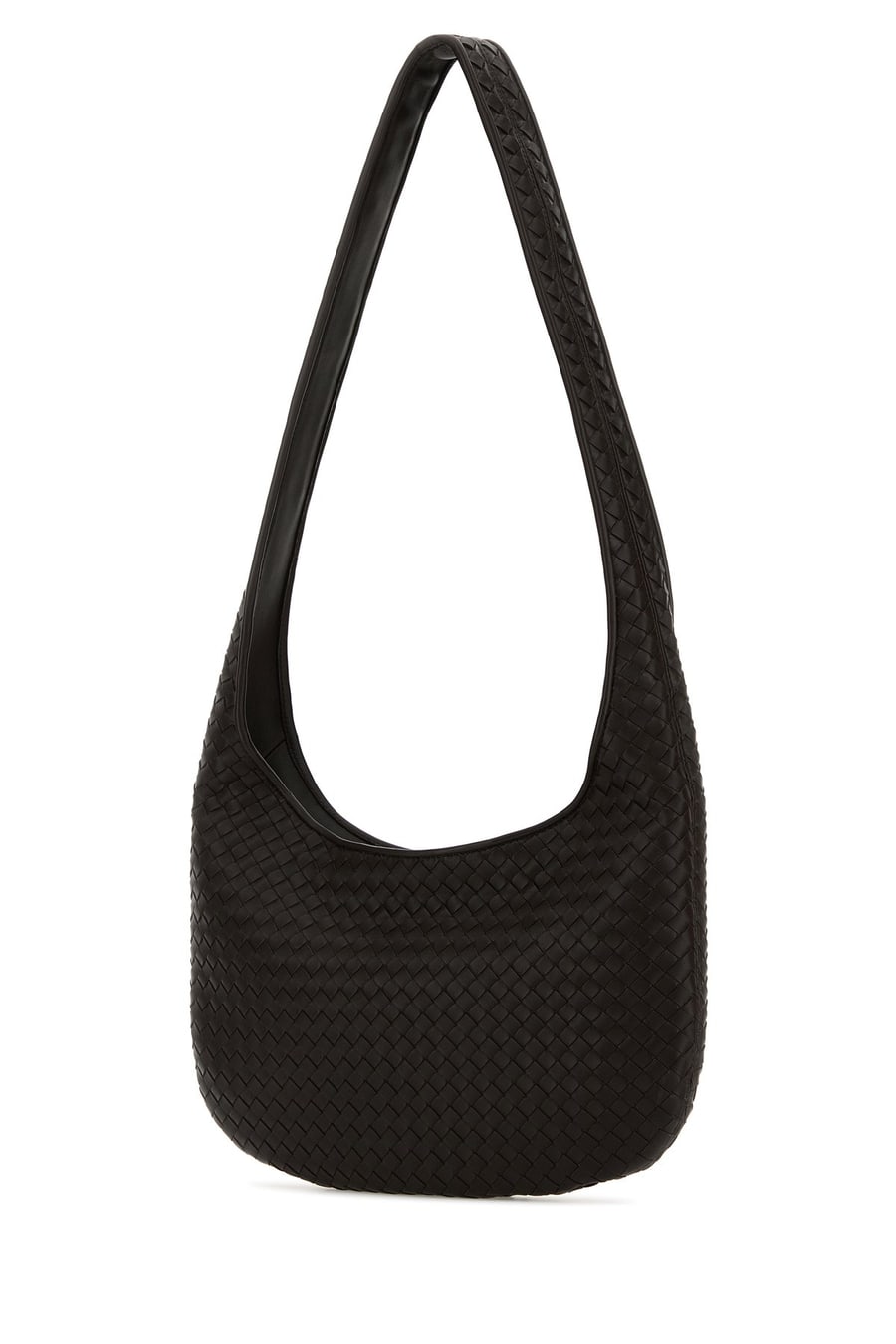 Bottega Veneta Borsa a tracolla Veneto in nappa marrone, view 2