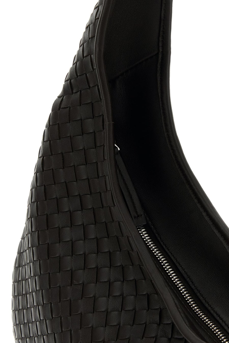 Bottega Veneta Borsa a tracolla Veneto in nappa marrone, view 4