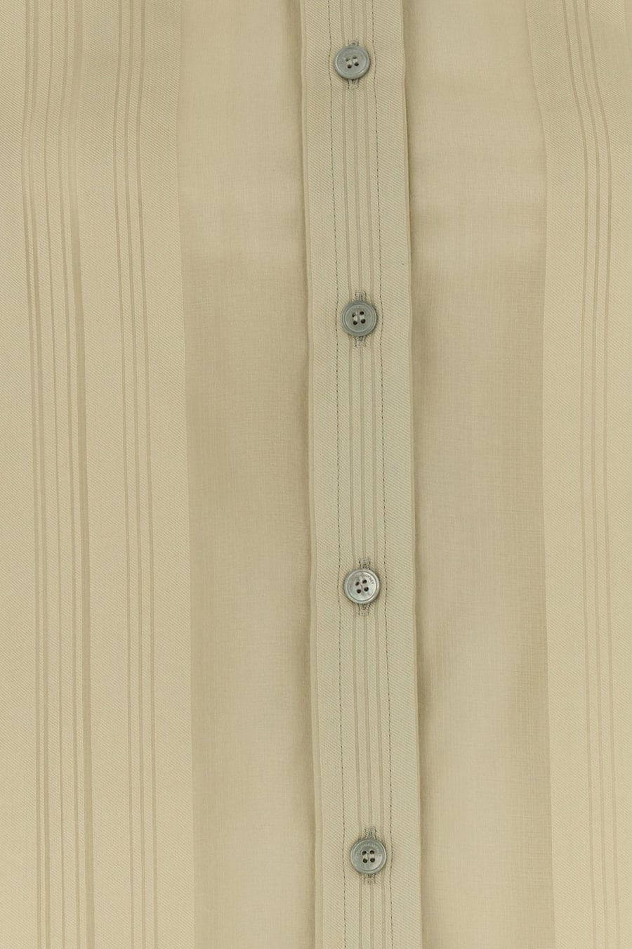 Stella McCartney Camicia in seta kaki, view 5