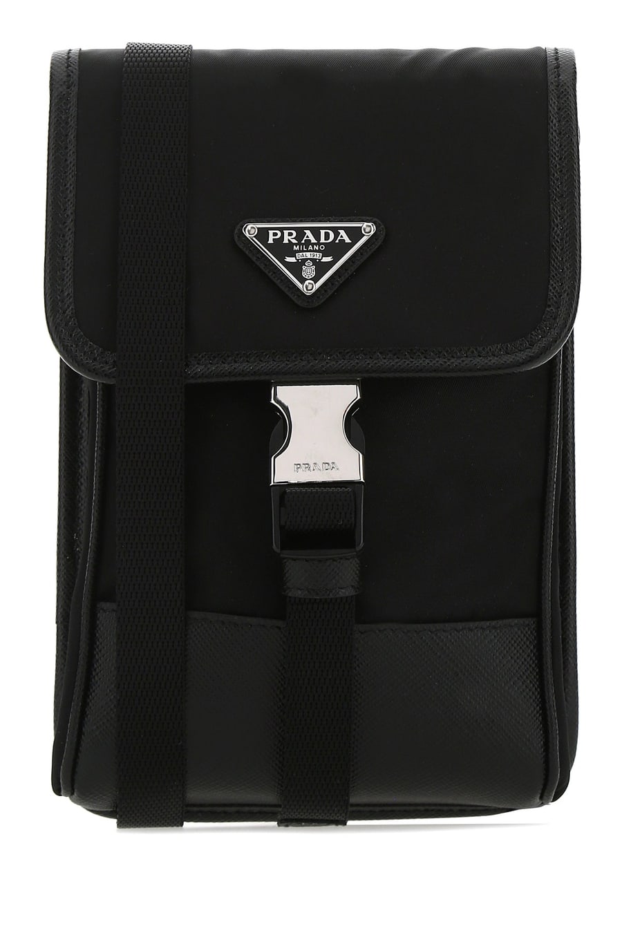 Prada Porta cellulare in Re-nylon nero