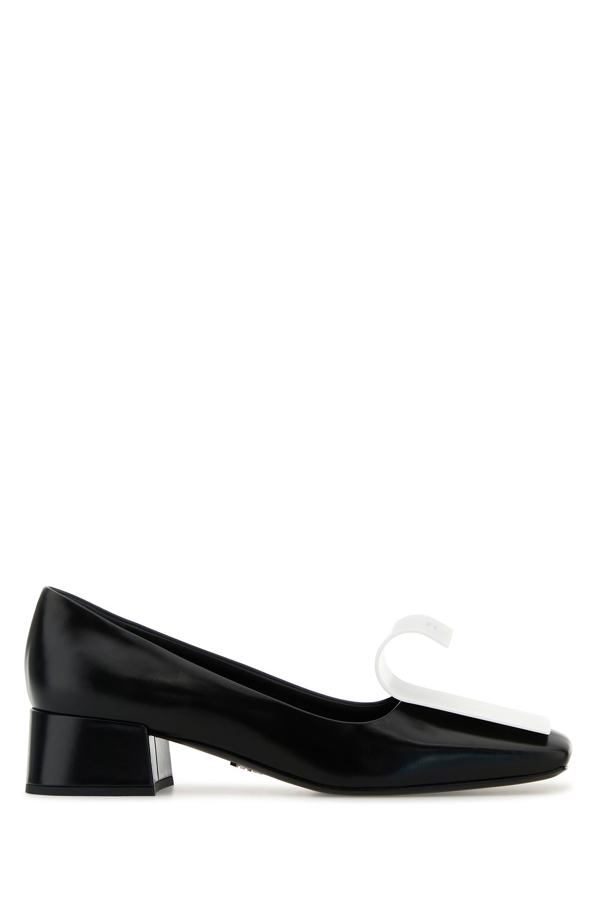 Prada Scarpe con tacco in pelle bicolor