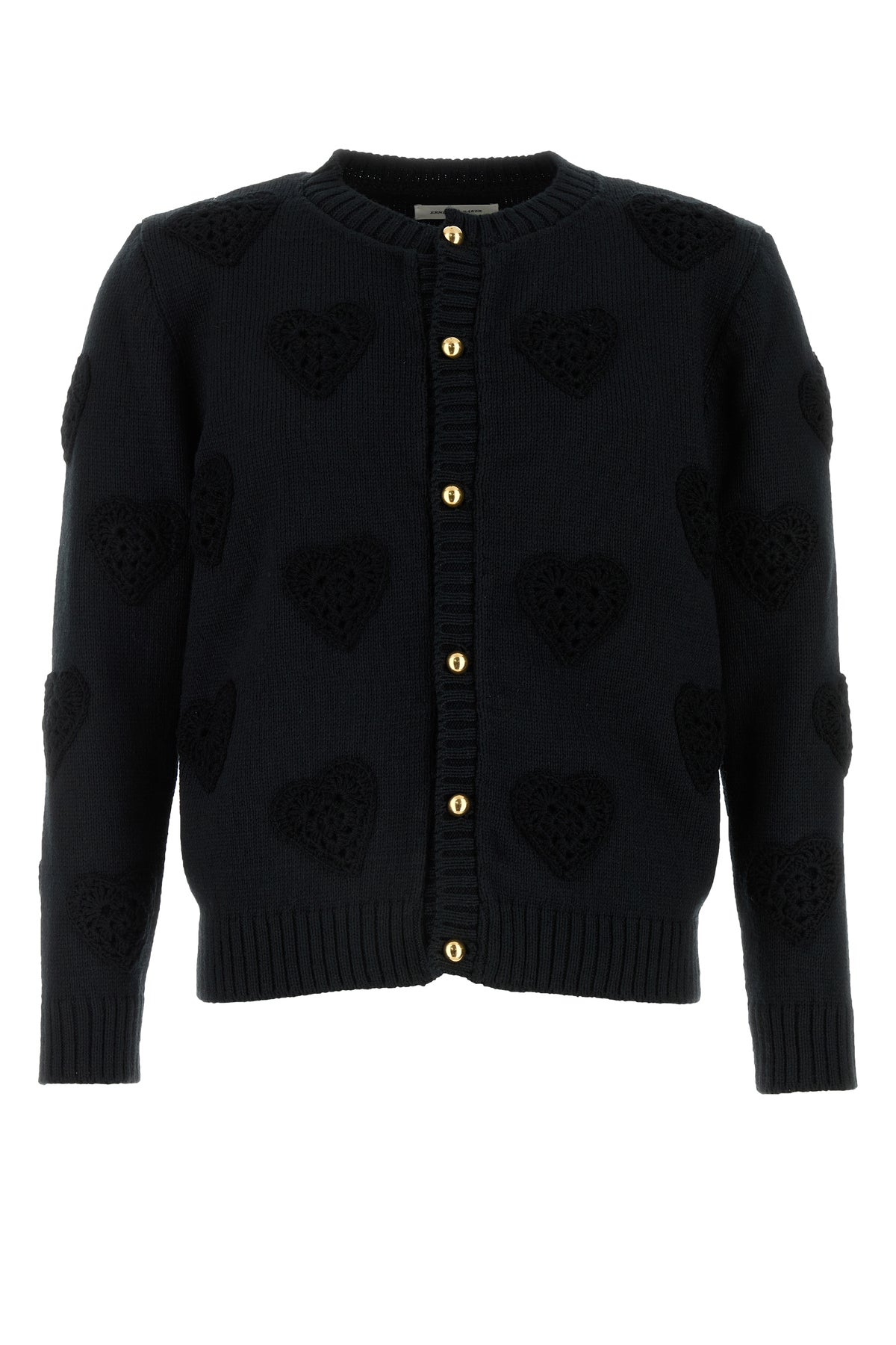 ERNEST W.BAKER Cardigan in lana nera