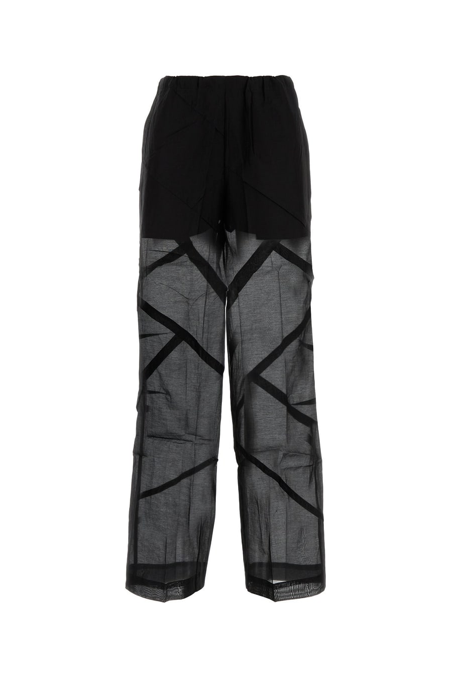 CO Pantalone in misto cotone nero