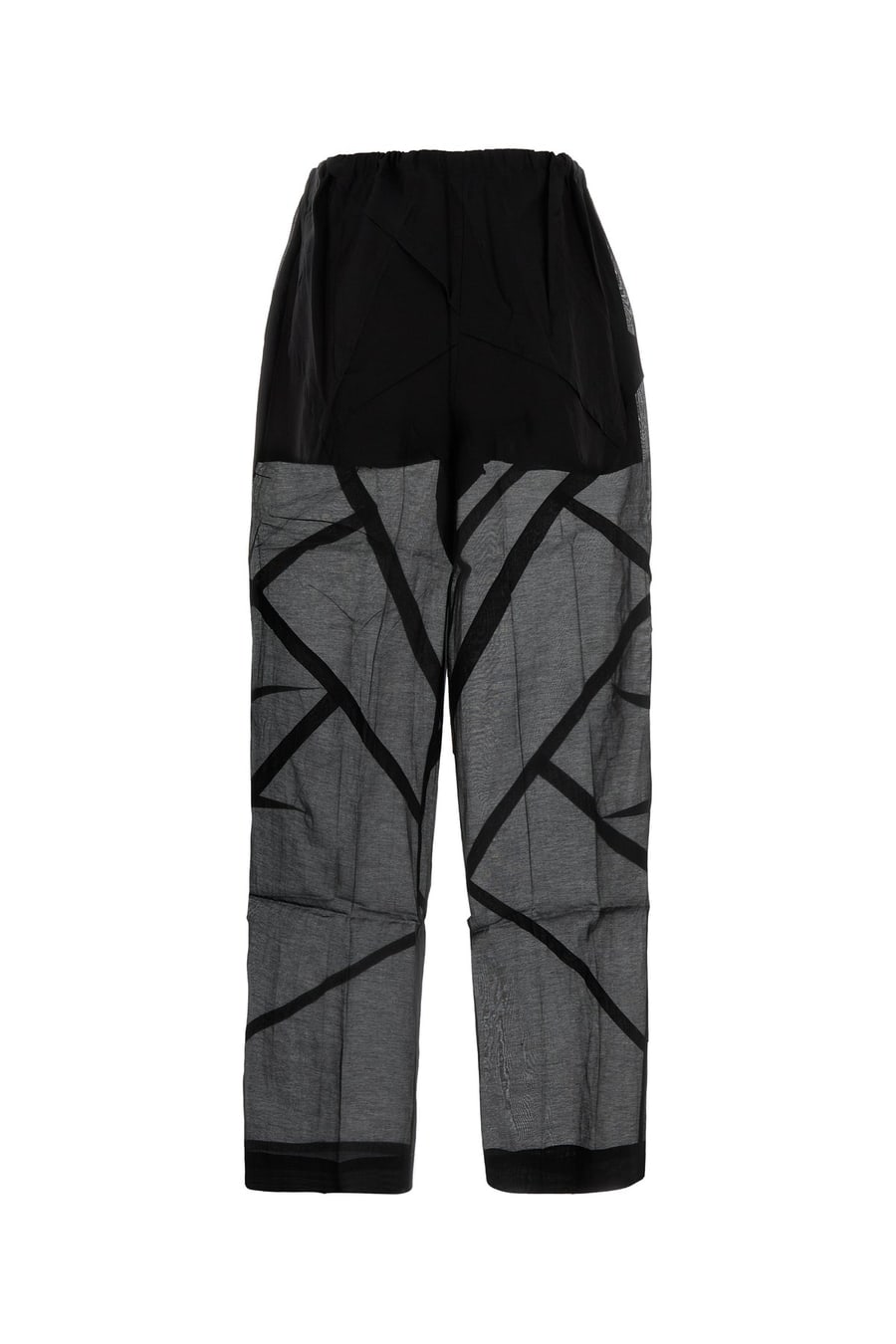CO Pantalone in misto cotone nero, view 2