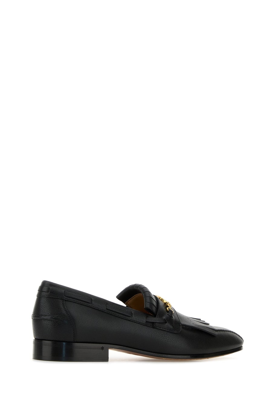 Valentino Garavani Mocassini VLogo Signature in pelle nera, view 3
