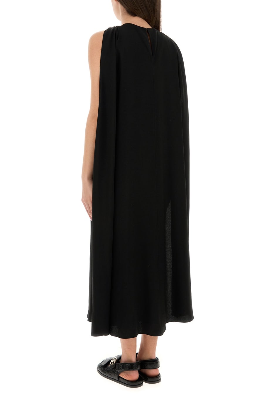 Gucci Abito in crepe nero, view 4