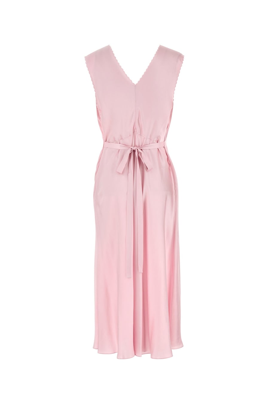 Prada Abito in raso rosa, view 2