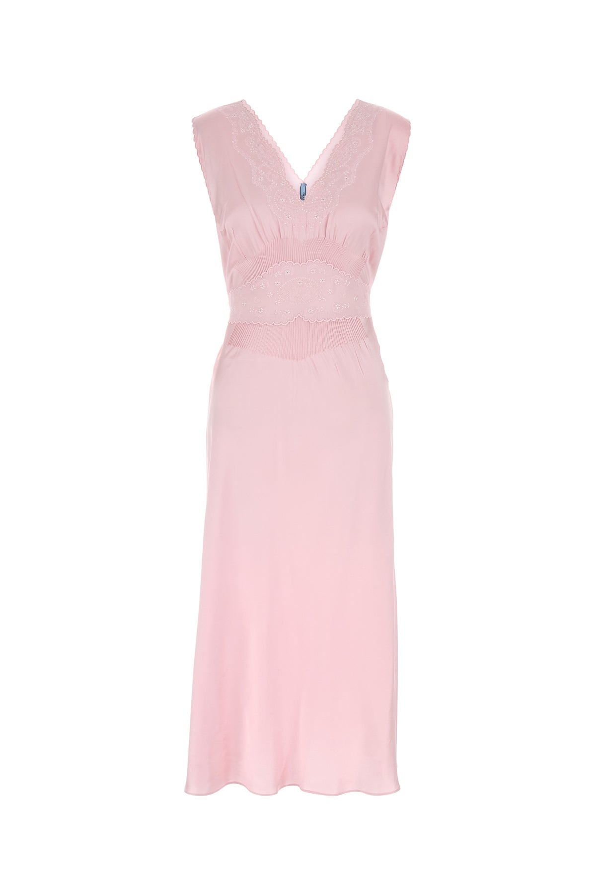 Prada Abito in raso rosa