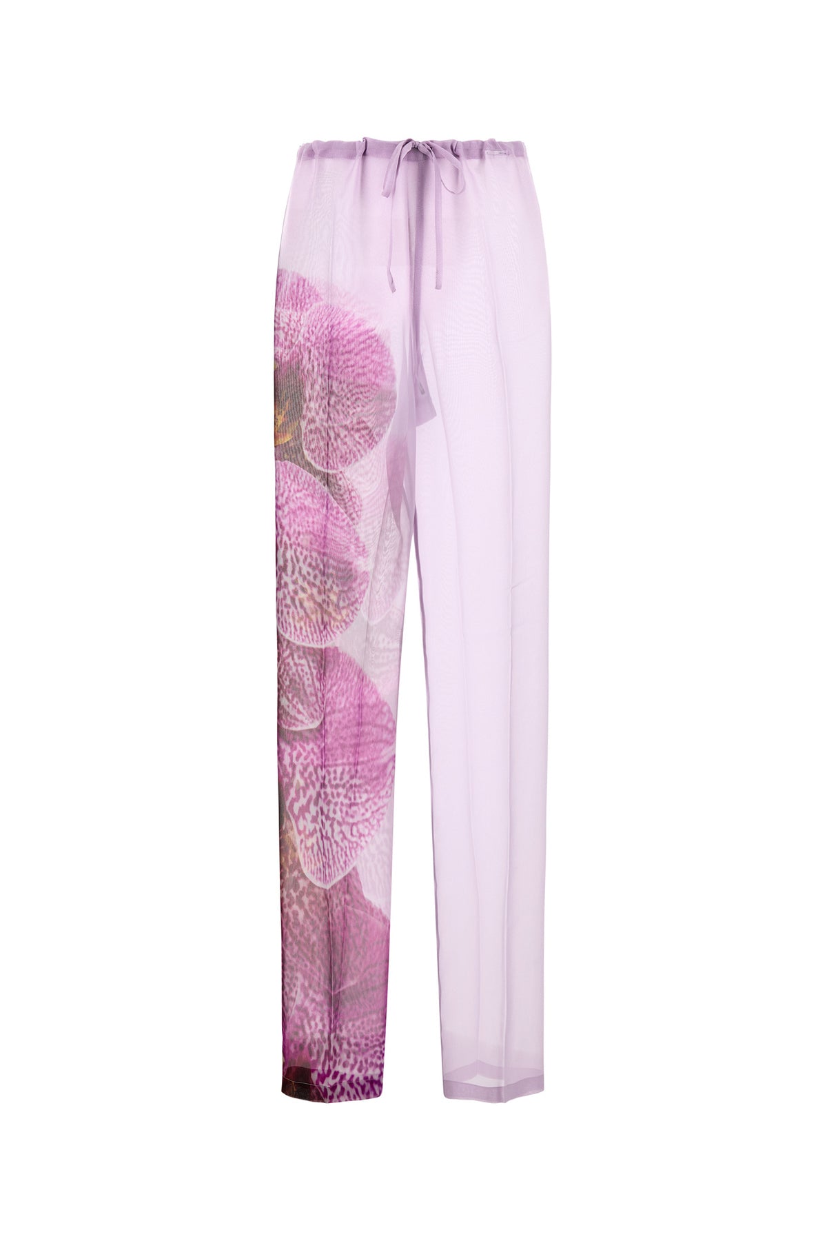 Dries Van Noten Pantalone Pachas in crepe lilla