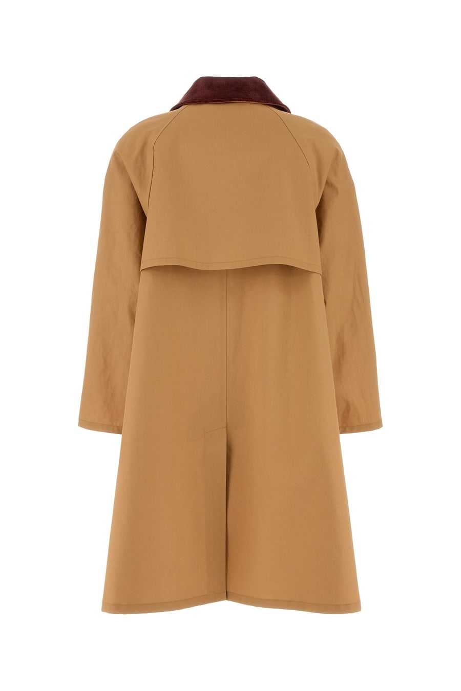 Prada Soprabito in cotone cammello, view 2