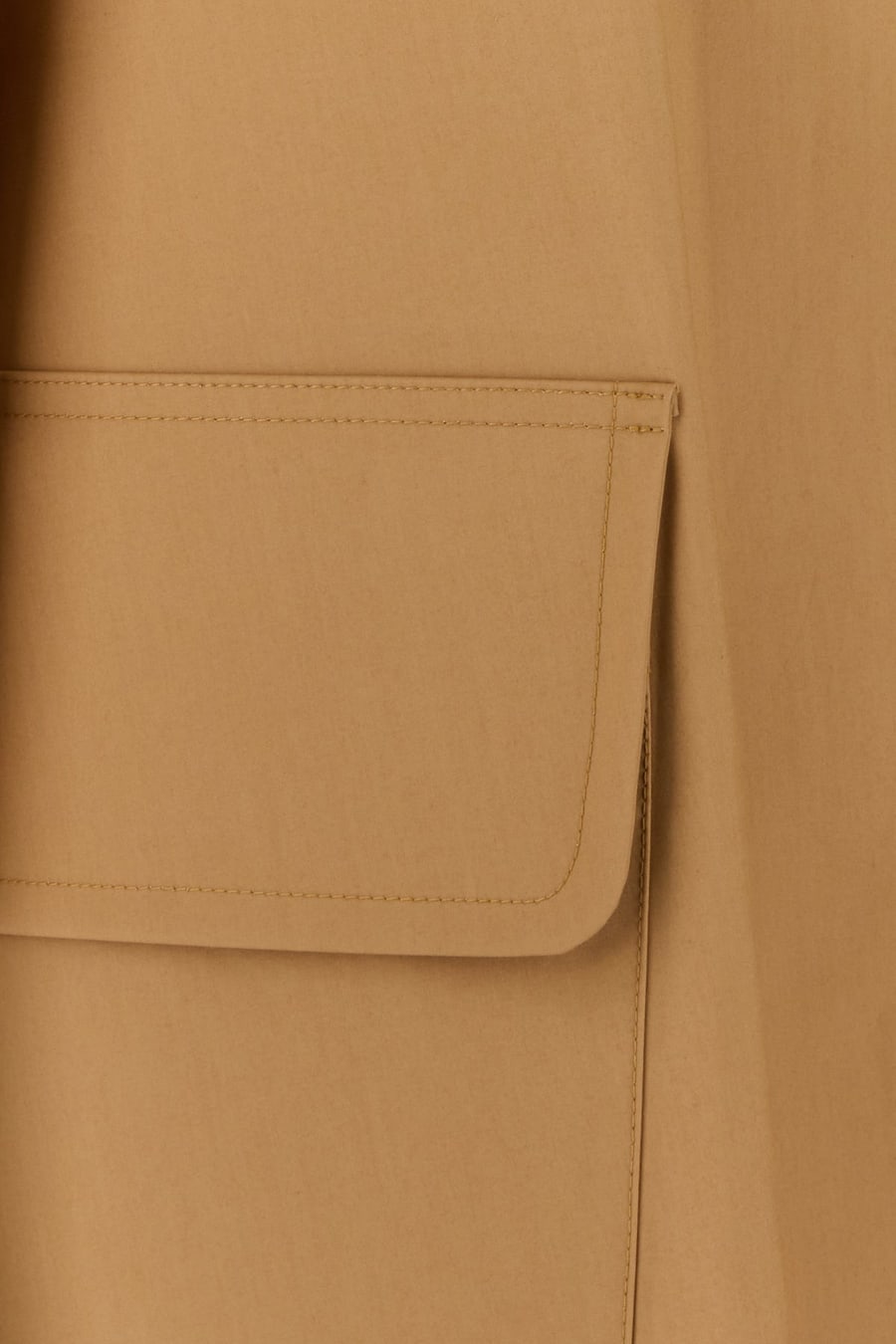 Prada Soprabito in cotone cammello, view 3