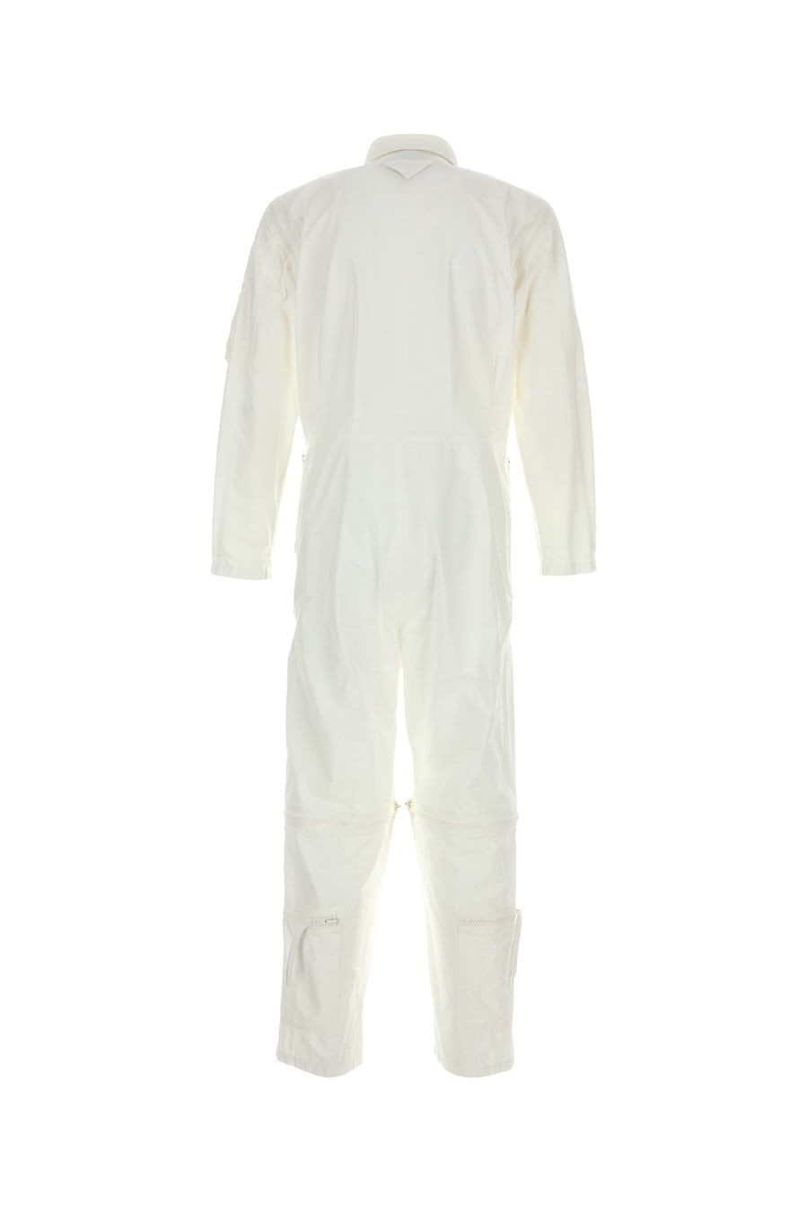 Prada Tuta in cotone bianco, view 2