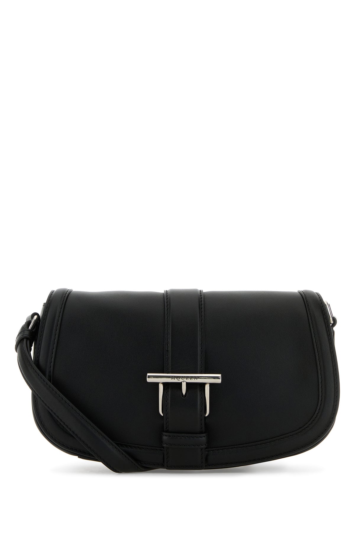 Alexander McQueen Borsa a tracolla Satchel in pelle nera