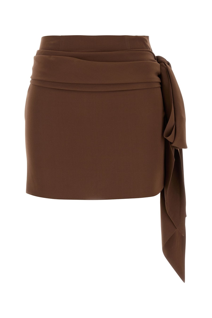 Prada Minigonna in crepe marrone