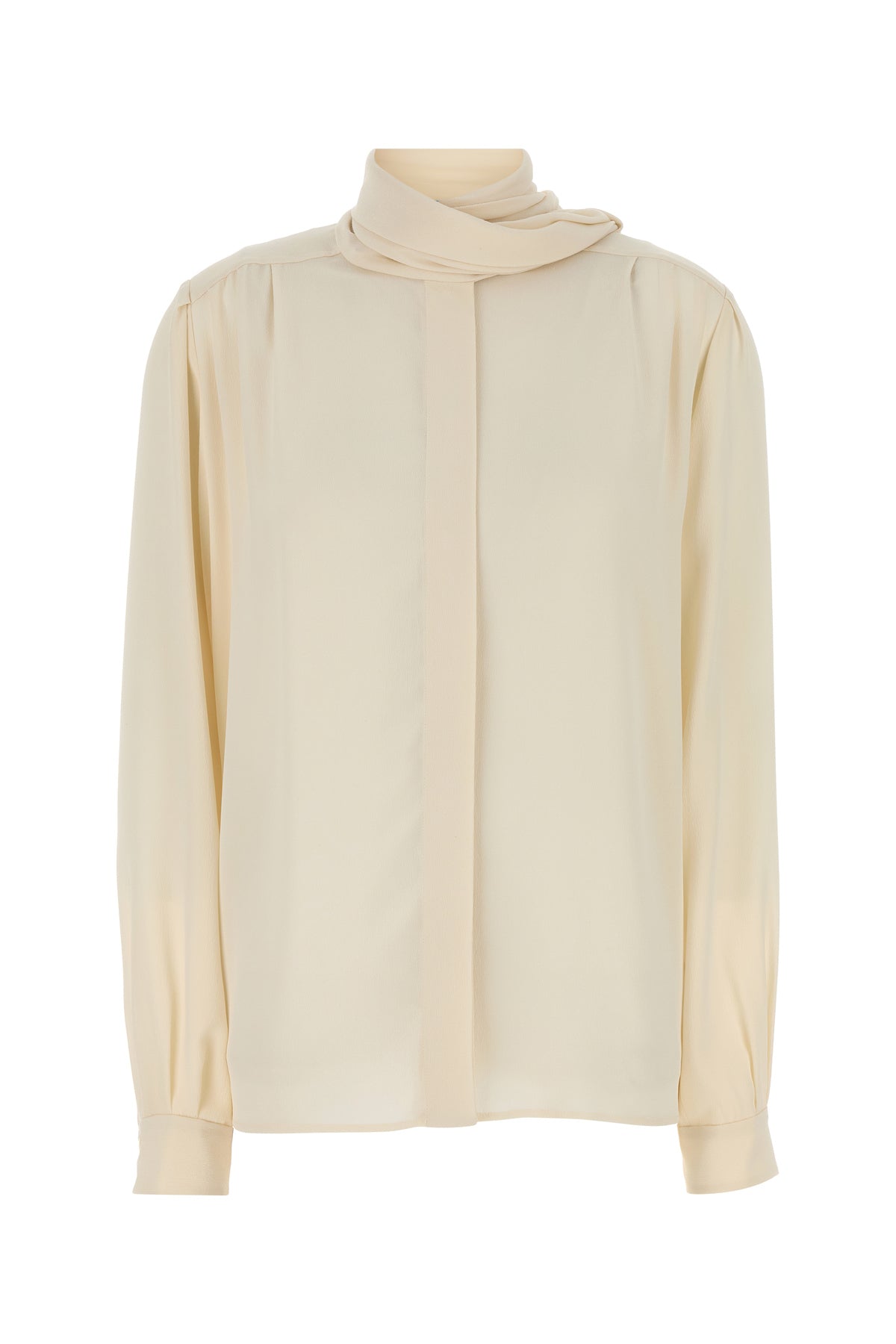 Prada Camicia in seta avorio