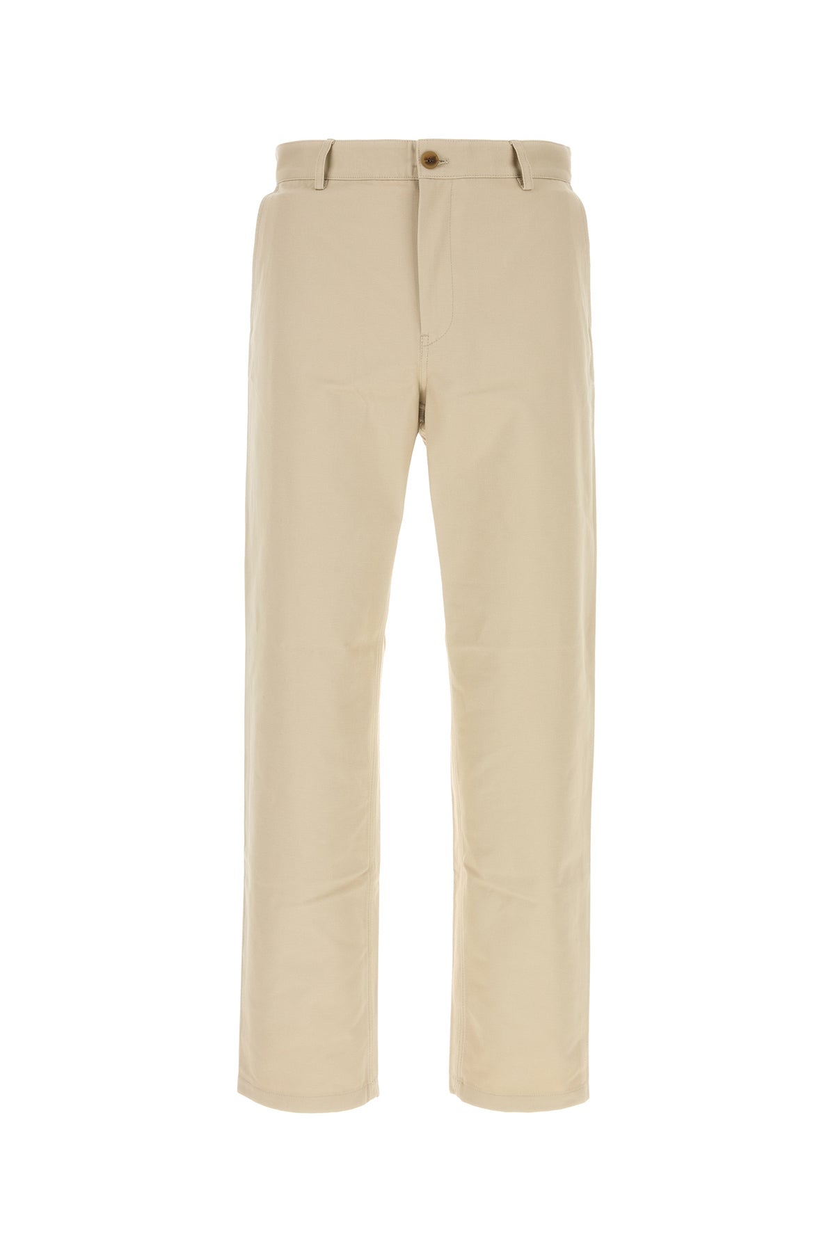MAISON KITSUNE Pantalone in cotone biege