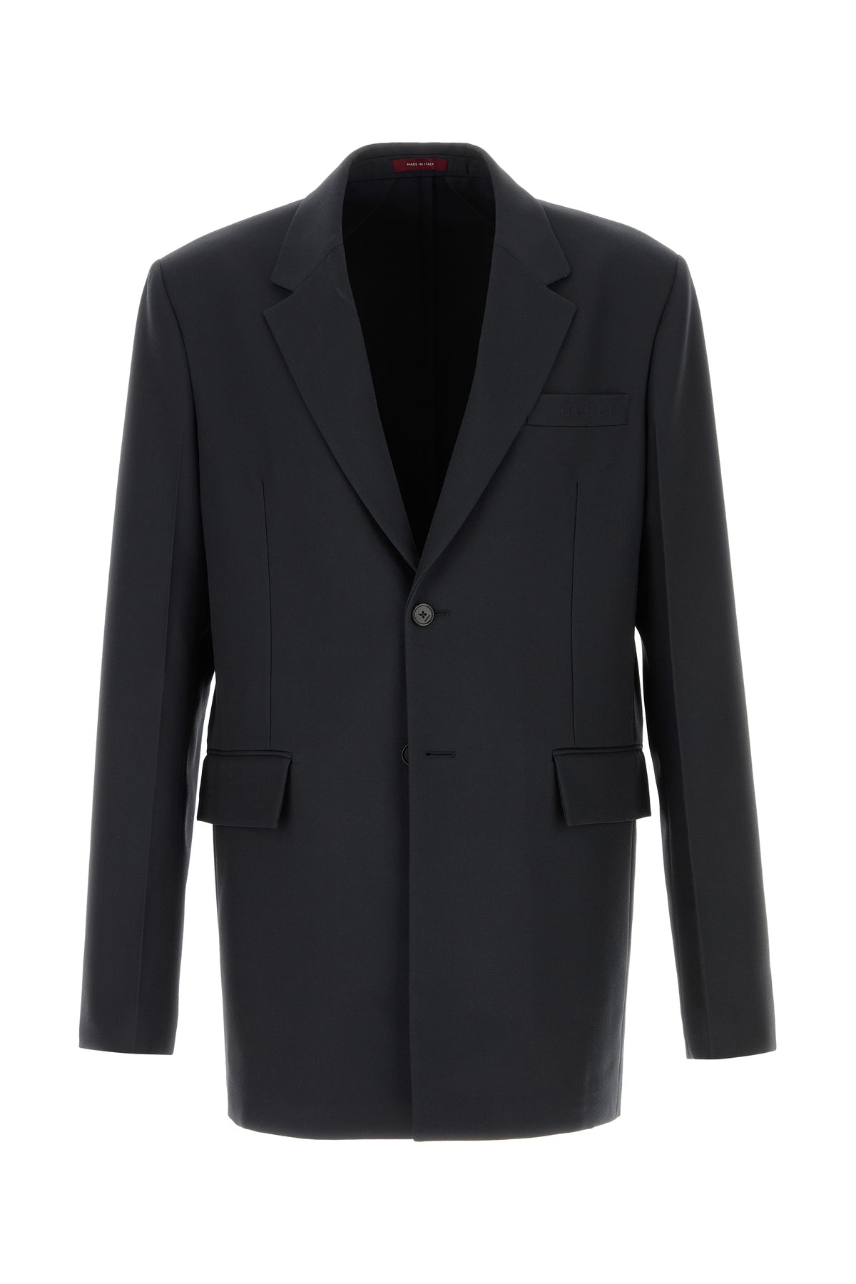 Gucci Giacca in twill grafite