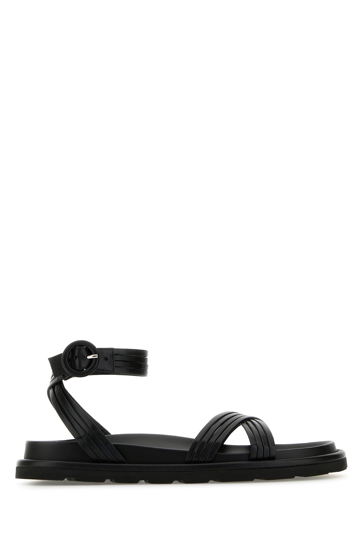 GIANVITO ROSSI Sandali Lianne in nappa nera