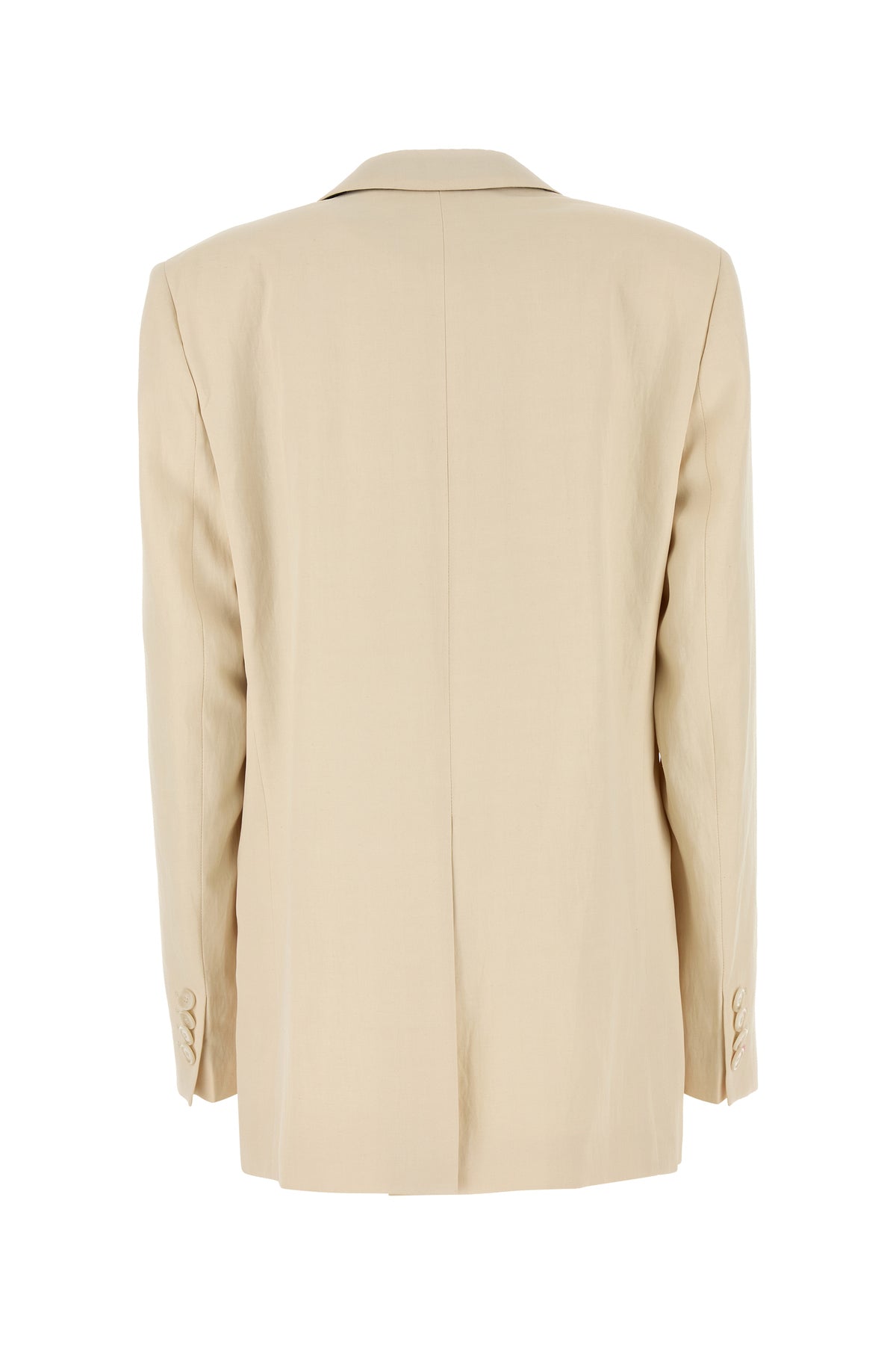 Stella McCartney Giacca in misto viscosa avorio, view 2