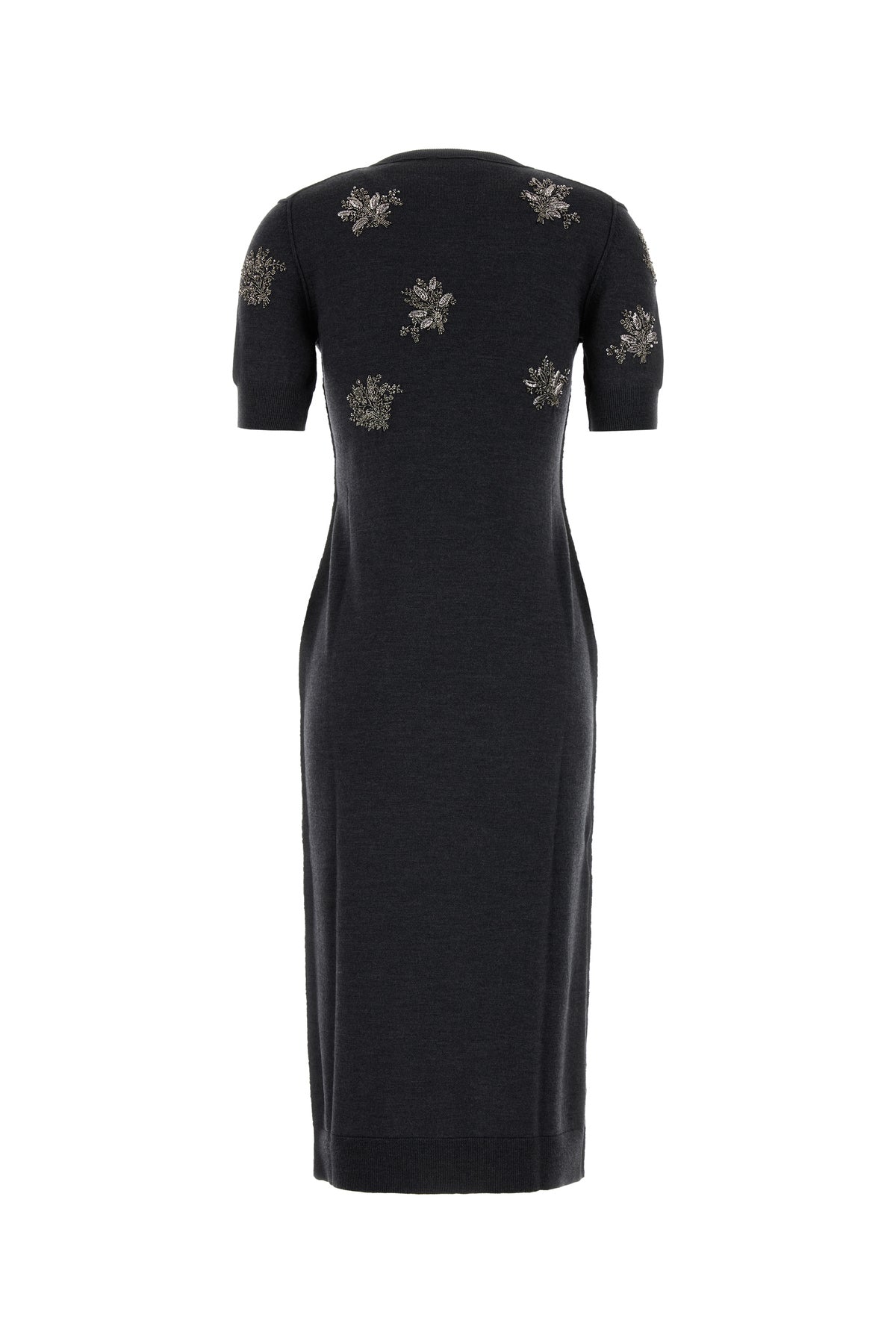Fendi Abito in lana stretch antracite, view 2