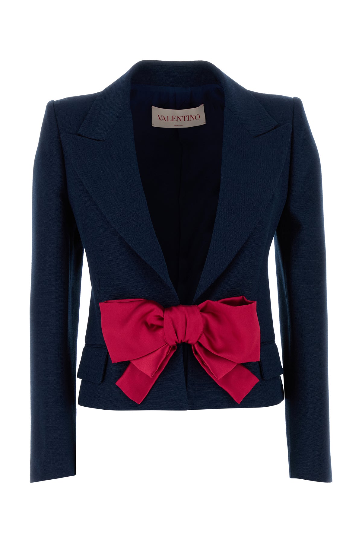 Valentino Garavani Giacca in viscosa blu navy