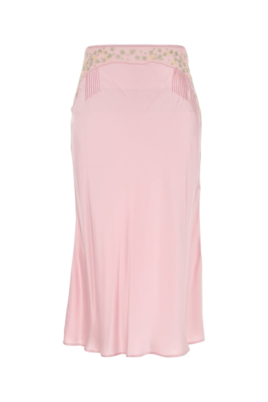 Prada Gonna in raso rosa